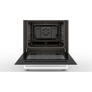 Bosch | Integrated timer | Cooker | HLL090020U | Hob type Induction | Oven type Electric | White | Width 60 cm | Electronic igni