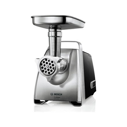 Bosch | Maszynka do mielenia mięsa | MFW68660 | Czarna | Wydajność (kg/min) 4.3 | Kebbe, Montaż do kiełbasek, Wyciskarka do owoc
