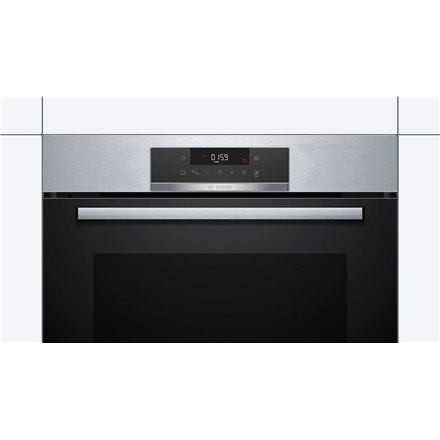 Bosch | Oven | HBA171BS1S | Multifunctional | 71 L | Stainless Steel | Width 60 cm | Pyrolysis | Touch control | Height 60 cm