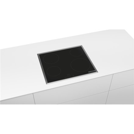 Bosch | PKE645BB2E Series 4 | Hob | Vitroceramic | Number of burners/cooking zones 4 | Touch | Timer | Black Bosch | PKE645BB2E Series 4 | Hob | Vitroceramic | Number of burners/cooking zones 4 | Touch | Timer | Black