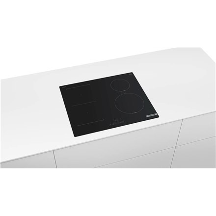Bosch | PWP611BB5E | Hob | Induction | Number of burners/cooking zones 4 | Touch | Timer | Black