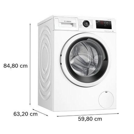 Bosch | Pralka | WAU28PI0SN | Klasa efektywności energetycznej A | Ładowana od frontu | Pojemność prania 9 kg | 1400 obr/min | G Bosch | Pralka | WAU28PI0SN | Klasa efektywności energetycznej A | Ładowana od frontu | Pojemność prania 9 kg | 1400 obr/min | G