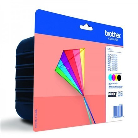 Brat LC-223 Czarny Żółty Cyjan Magenta wkład atramentowy 550 stron Brat LC-223 Czarny Żółty Cyjan Magenta wkład atramentowy 550 stron