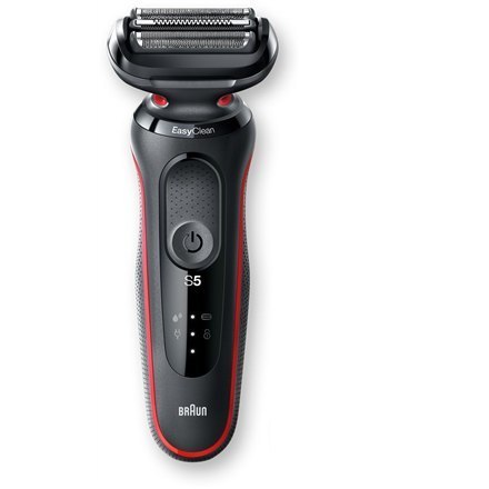 Braun Golarka 51-R1200s, Czas pracy (maks.) 50 min, Mokra i sucha, kolor: Czarny/Czerwony Braun Golarka 51-R1200s, Czas pracy (maks.) 50 min, Mokra i sucha, kolor: Czarny/Czerwony