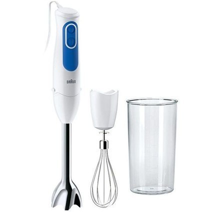 Braun Hand Blender MQ 3005 Immersyjny blender ręczny, 700 W, liczba prędkości 2, biały/niebieski Braun Hand Blender MQ 3005 Immersyjny blender ręczny, 700 W, liczba prędkości 2, biały/niebieski