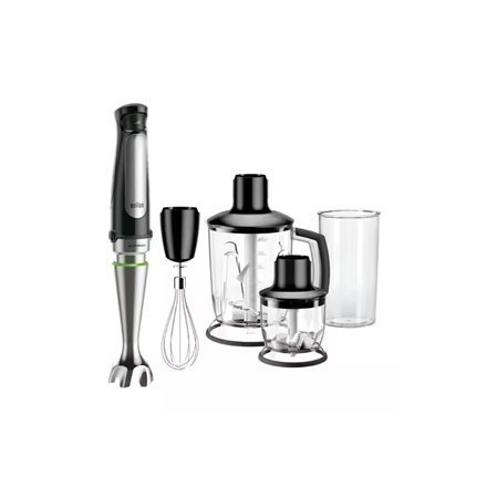 Braun | MultiQuick 7 Hand Blender | MQ 7045X | Hand Blender | 1000 W | Number of speeds 6 | Chopper | Black/Stainless steel Braun | MultiQuick 7 Hand Blender | MQ 7045X | Hand Blender | 1000 W | Number of speeds 6 | Chopper | Black/Stainless steel
