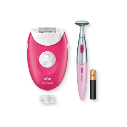 Braun SE3-202 Silk épil 3 Epilator , Pink/White Braun SE3-202 Silk épil 3 Epilator , Pink/White
