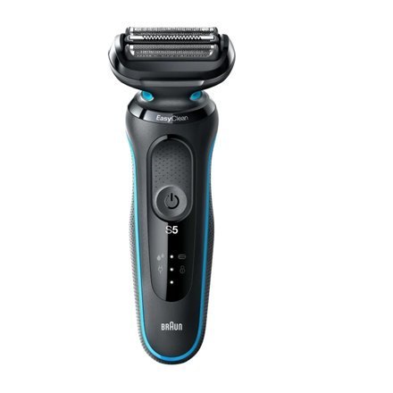 Braun | Shaver | 51-M4500cs | Operating time (max) 50 min | Wet & Dry | Black/Blue Braun | Shaver | 51-M4500cs | Operating time (max) 50 min | Wet & Dry | Black/Blue