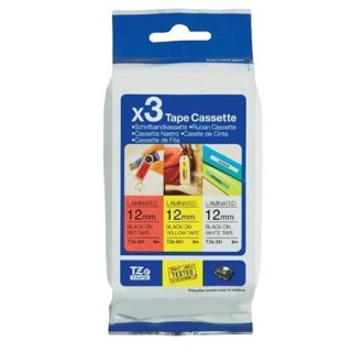 Brother | 31M3 | Laminated tape | Thermal | Black on red | Black on white | Black on yellow | Roll (1.2 cm x 8 m)