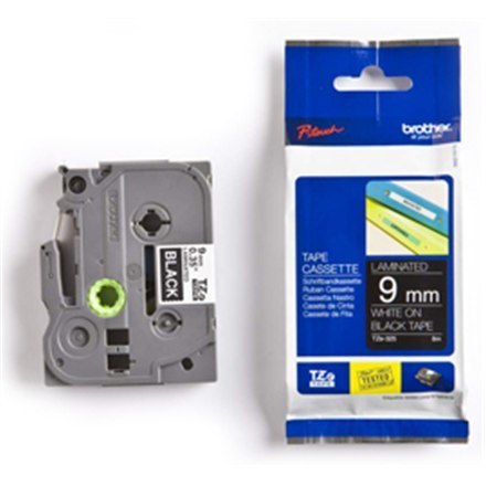Brother | 325 | Laminated tape | Thermal | White on black | Roll (0.9 cm x 8 m) Brother | 325 | Laminated tape | Thermal | White on black | Roll (0.9 cm x 8 m)