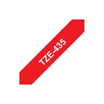 Brother | 435 | Laminated tape | Thermal | White on red | Roll (1.2 cm x 8 m) Brother | 435 | Laminated tape | Thermal | White on red | Roll (1.2 cm x 8 m)