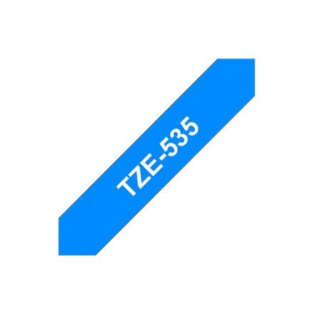 Brother | 535 | Laminated tape | Thermal | White on blue | Roll (1.2 cm x 8 m) Brother | 535 | Laminated tape | Thermal | White on blue | Roll (1.2 cm x 8 m)