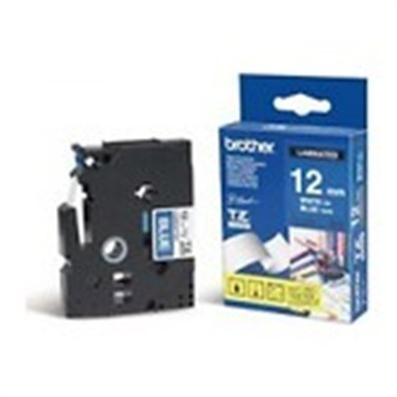 Brother | 535 | Laminated tape | Thermal | White on blue | Roll (1.2 cm x 8 m) Brother | 535 | Laminated tape | Thermal | White on blue | Roll (1.2 cm x 8 m)