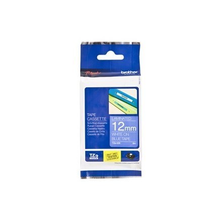 Brother | 535 | Laminated tape | Thermal | White on blue | Roll (1.2 cm x 8 m) Brother | 535 | Laminated tape | Thermal | White on blue | Roll (1.2 cm x 8 m)