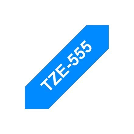 Brother | 555 | Laminated tape | Thermal | White on blue | Roll (2.4 cm x 8 m) Brother | 555 | Laminated tape | Thermal | White on blue | Roll (2.4 cm x 8 m)