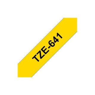 Brother | 641 | Laminated tape | Thermal | Black on yellow | Roll (1.8 cm x 8 m)