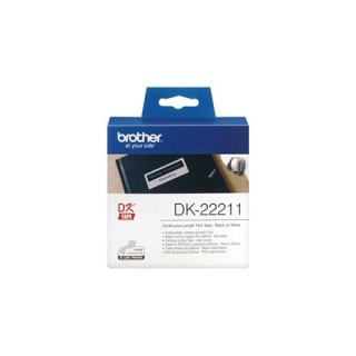 Brother | DK-22211 | Labels | Thermal | White | Roll (2.9 cm x 15.2 m)