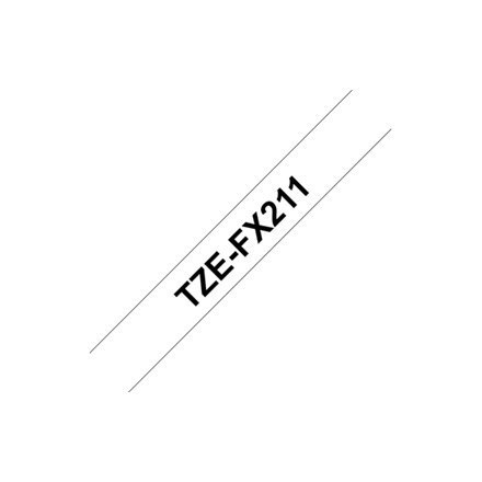 Brother | FX211 | Flexible tape | Thermal | Black on white | Roll (0.6 cm x 8 m) Brother | FX211 | Flexible tape | Thermal | Black on white | Roll (0.6 cm x 8 m)