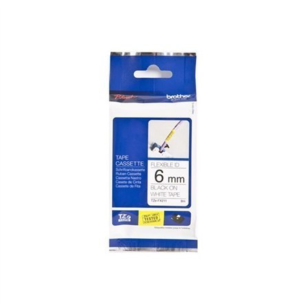 Brother | FX211 | Flexible tape | Thermal | Black on white | Roll (0.6 cm x 8 m) Brother | FX211 | Flexible tape | Thermal | Black on white | Roll (0.6 cm x 8 m)