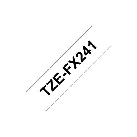 Brother | FX241 | Flexible ID tape | Thermal | Black on white | Roll (1.8 cm x 8 m) Brother | FX241 | Flexible ID tape | Thermal | Black on white | Roll (1.8 cm x 8 m)