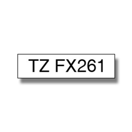 Brother | FX261 | Flexible tape | Thermal | Black on white | Roll (3.56 cm x 8 m)