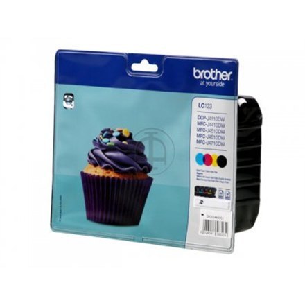 Brother LC | 123 Value Pack | Black | Yellow | Cyan | Magenta | Ink cartridge Brother LC | 123 Value Pack | Black | Yellow | Cyan | Magenta | Ink cartridge
