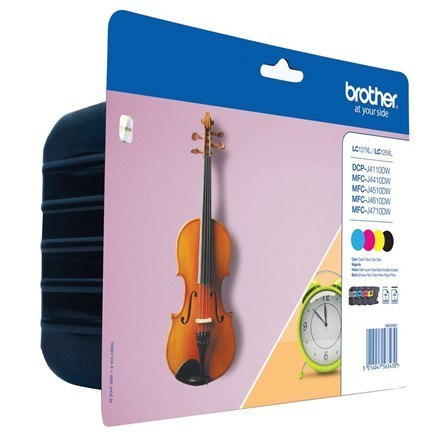 Brother LC | 127XLVALBPDR | Czarny | Żółty | Cyjan | Magenta | Wkład tuszu | 1200 stron Brother LC | 127XLVALBPDR | Czarny | Żółty | Cyjan | Magenta | Wkład tuszu | 1200 stron