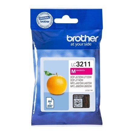 Brother LC | 3211M | Magenta | Ink cartridge | 200 pages Brother LC | 3211M | Magenta | Ink cartridge | 200 pages