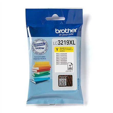 Brother LC | 3219XLY | Yellow | Ink cartridge | 1500 pages Brother LC | 3219XLY | Yellow | Ink cartridge | 1500 pages