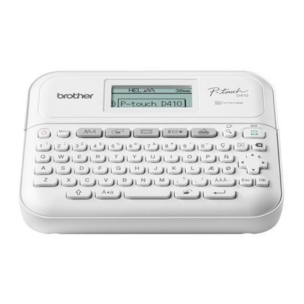 Brother P-Touch | PT-D410 | Przewodowa | Monochromatyczna | Termotransferowa | Inna | Szara | Biała Brother P-Touch | PT-D410 | Przewodowa | Monochromatyczna | Termotransferowa | Inna | Szara | Biała