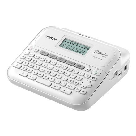 Brother P-Touch | PT-D410 | Przewodowa | Monochromatyczna | Termotransferowa | Inna | Szara | Biała Brother P-Touch | PT-D410 | Przewodowa | Monochromatyczna | Termotransferowa | Inna | Szara | Biała
