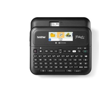 Brother P-Touch | PT-D610BTVP | Bezprzewodowy | Przewodowy | Monochromatyczny | Termotransferowy | Inny | Czarny