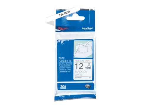 Brother | R231 | Ribbon tape | Thermal | Black on white | Roll (1.2 cm x 4 m) Brother | R231 | Ribbon tape | Thermal | Black on white | Roll (1.2 cm x 4 m)