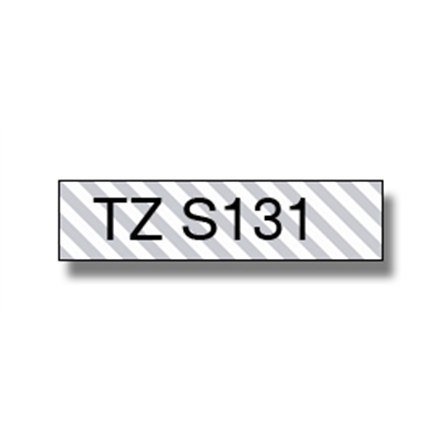 Brother | S131 | Laminated tape | Thermal | Black on clear | Roll (1.2 cm x 8 m) Brother | S131 | Laminated tape | Thermal | Black on clear | Roll (1.2 cm x 8 m)