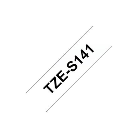 Brother | S141 | Laminated tape | Thermal | Black on clear | Roll (1.8 cm x 8 m) Brother | S141 | Laminated tape | Thermal | Black on clear | Roll (1.8 cm x 8 m)