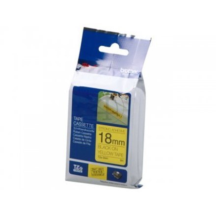 Brother | S641 | Laminated tape | Thermal | Black on yellow | Roll (1.8 cm x 8 m) Brother | S641 | Laminated tape | Thermal | Black on yellow | Roll (1.8 cm x 8 m)