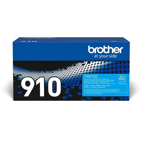 Brother TN | 910C | Cyan | Toner cartridge | 9000 pages Brother TN | 910C | Cyan | Toner cartridge | 9000 pages