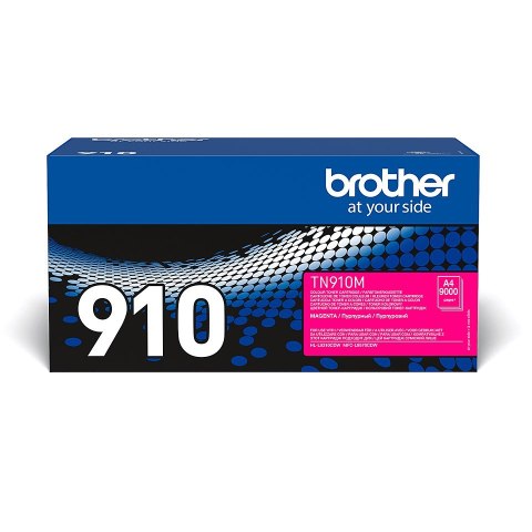 Brother TN | 910M | Magenta | Toner cartridge | 9000 pages Brother TN | 910M | Magenta | Toner cartridge | 9000 pages