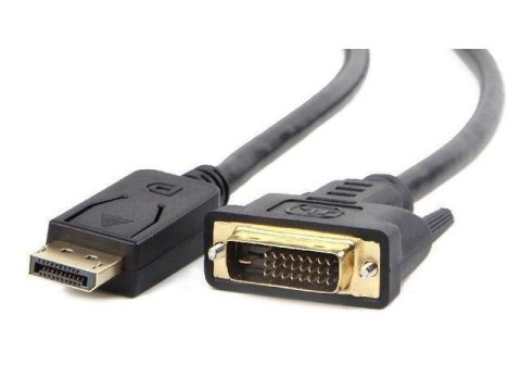 Cablexpert | CC-DPM-DVIM | Kabel DVI | Męski | 24+1 pin cyfrowy DVI | Męski | 20 pin DisplayPort | 1 m | Czarny Cablexpert | CC-DPM-DVIM | Kabel DVI | Męski | 24+1 pin cyfrowy DVI | Męski | 20 pin DisplayPort | 1 m | Czarny