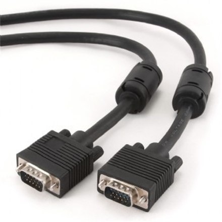Cablexpert | CC-PPVGA-15M | VGA cable | Male | 15 pin HD D-Sub (HD-15) | Male | 15 pin HD D-Sub (HD-15) | 15 m | Black Cablexpert | CC-PPVGA-15M | VGA cable | Male | 15 pin HD D-Sub (HD-15) | Male | 15 pin HD D-Sub (HD-15) | 15 m | Black