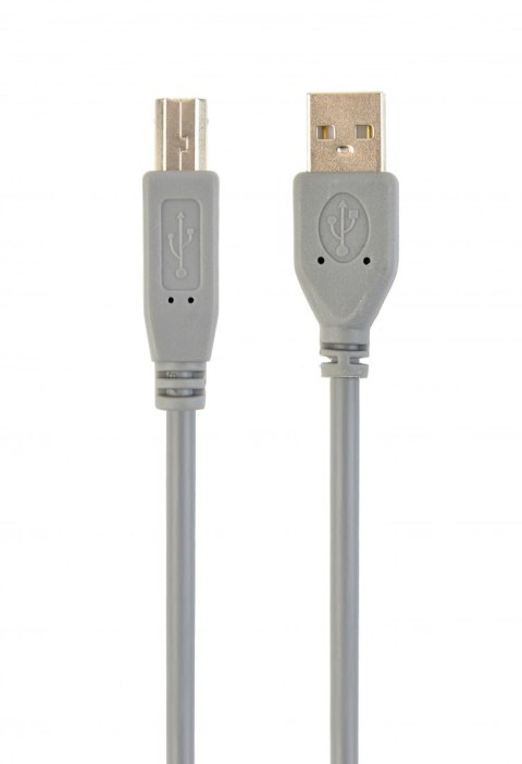 Cablexpert | Kabel USB | Męski | 4-pinowy USB Typ B | Męski | Szary | 4-pinowy USB Typ A | 1,8 m Cablexpert | Kabel USB | Męski | 4-pinowy USB Typ B | Męski | Szary | 4-pinowy USB Typ A | 1,8 m