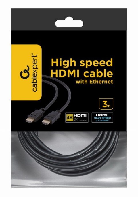 Cablexpert | Męski | 19 pin HDMI typ A | Męski | 19 pin HDMI typ A | 3 m Cablexpert | Męski | 19 pin HDMI typ A | Męski | 19 pin HDMI typ A | 3 m