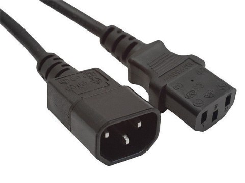 Cablexpert | Przedłużacz zasilania | Zasilanie IEC 60320 C14 | Zasilanie IEC 60320 C13 | 1,8 m Cablexpert | Przedłużacz zasilania | Zasilanie IEC 60320 C14 | Zasilanie IEC 60320 C13 | 1,8 m
