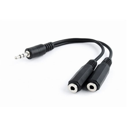 Cablexpert | Rozgałęźnik audio | Żeński | Mini-phone stereo 3,5 mm | Mini-phone stereo 3,5 mm | Czarny | 0,1 m Cablexpert | Rozgałęźnik audio | Żeński | Mini-phone stereo 3,5 mm | Mini-phone stereo 3,5 mm | Czarny | 0,1 m