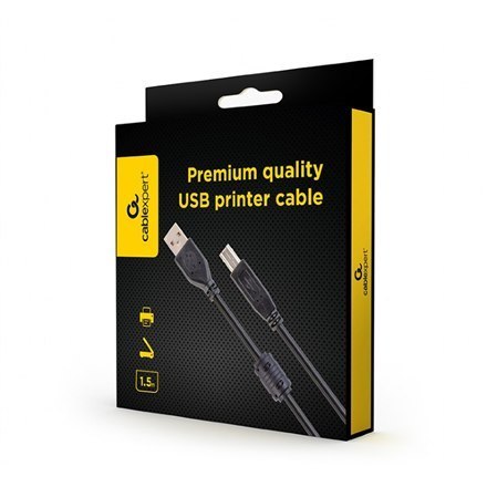 Cablexpert USB 2.0 printer cable, 1.5 m Cablexpert USB 2.0 printer cable, 1.5 m