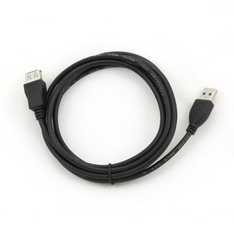 Cablexpert | USB extension cable | Male | 4 pin USB Type A | Female | Black | 4 pin USB Type A | 1.8 m Cablexpert | USB extension cable | Male | 4 pin USB Type A | Female | Black | 4 pin USB Type A | 1.8 m