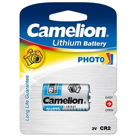 Camelion | CR2 | 850 mAh | Litowy | 1 szt. | CR2-BP1R Camelion | CR2 | 850 mAh | Litowy | 1 szt. | CR2-BP1R