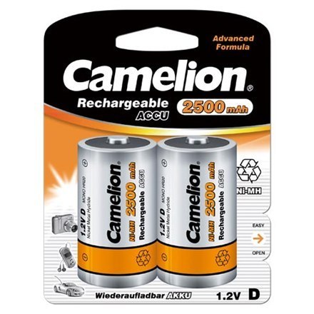 Camelion | D/HR20 | 2500 mAh | Rechargeable Batteries Ni-MH | 2 pc(s) Camelion | D/HR20 | 2500 mAh | Rechargeable Batteries Ni-MH | 2 pc(s)