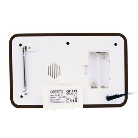 Camry | CR 1153 | 5 W | Biały/biały | Radio cyfrowe Camry | CR 1153 | 5 W | Biały/biały | Radio cyfrowe