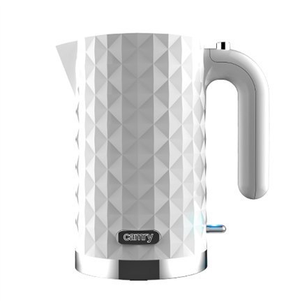 Camry | CR 1269 | Standard kettle | 2200 W | 1.7 L | Plastic | 360° rotational base | White Camry | CR 1269 | Standard kettle | 2200 W | 1.7 L | Plastic | 360° rotational base | White